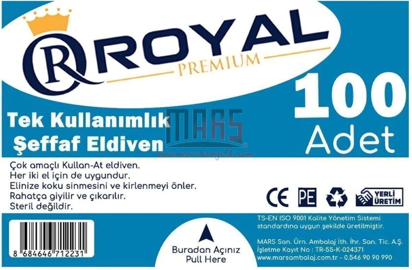 MARS Ambalaj - ROYAL - Tek Kullanımlık Eldiven